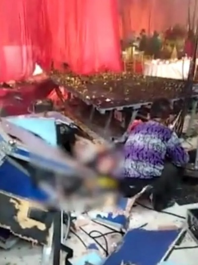 河南一酒店婚庆燃放爆竹引发火灾，婚庆现场变惊魂时刻